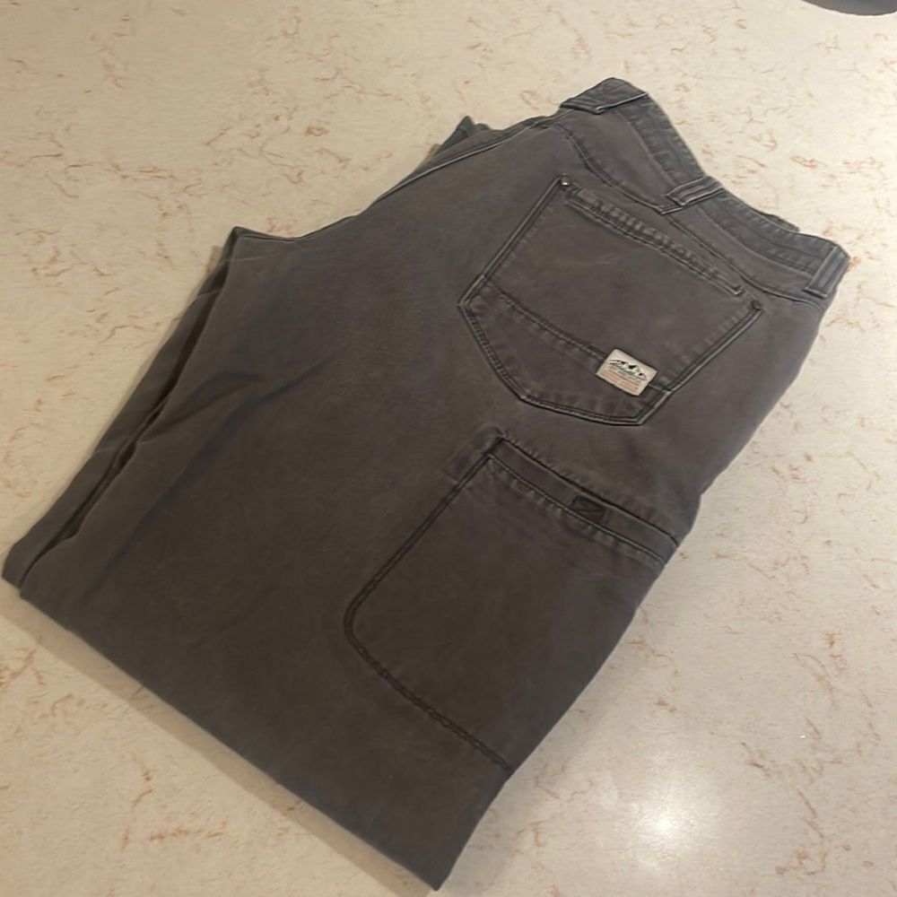 Eddie Bauer canvas thick jeans SZ 36x32